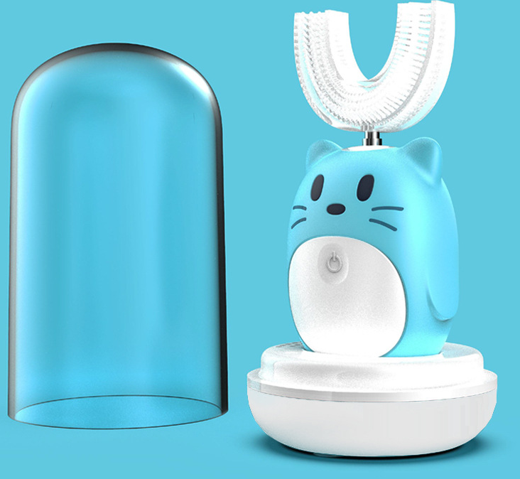 Smart Ultrasonic Children's Electric Toothbrush Automatic Cleaning U-shaped Toothbrush Portable Baby Products Smart Ultrasonic Children's Electric Toothbrush Automatic Cleaning U-shaped Toothbrush Portable Baby Products